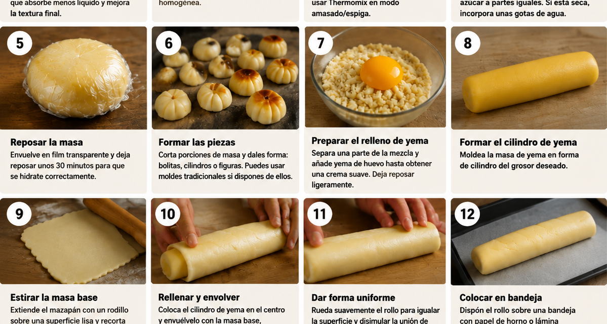 Receta de mazapán tradicional